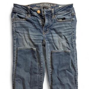 American Eagle Blue Skinny Jeans